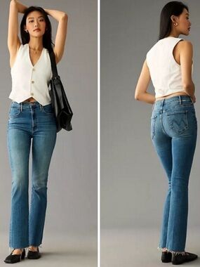 MOTHER The Hustler Ankle Fray Size 29